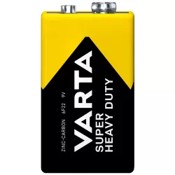 Varta Super Heavy Duty 9V-os féltartós elem (6F22) fólia