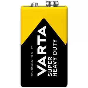 Varta Super Heavy Duty 9V-os féltartós elem (6F22) fólia