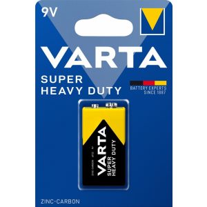 Varta Super Heavy Duty 9V-os féltartós elem (6F22) bl/1
