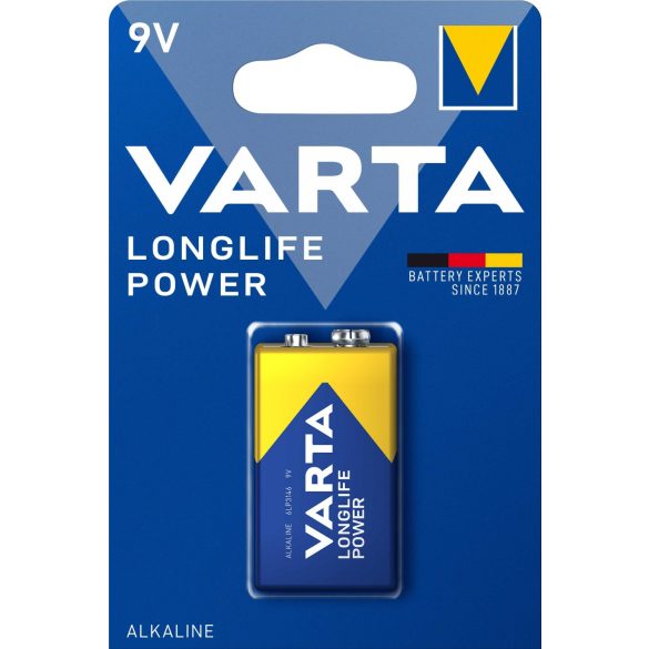 Varta Longlife Power (High Energy) 9V elem (6LR61) bl/1