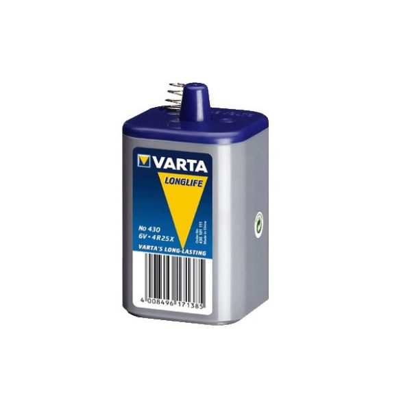 Varta 4R25 (430) Longlife szén-cink elem 6V  (67x66,7x108,5mm)