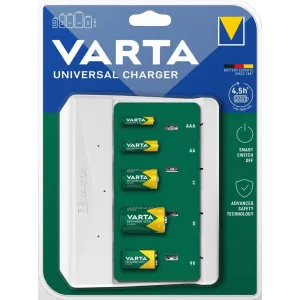 Varta akkutöltő 57658 univerzális,2-4 db AA(A) C D,1-2 db 9V akkuhoz