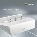 Varta akkutöltő 57658 univerzális,2-4 db AA(A) C D,1-2 db 9V akkuhoz