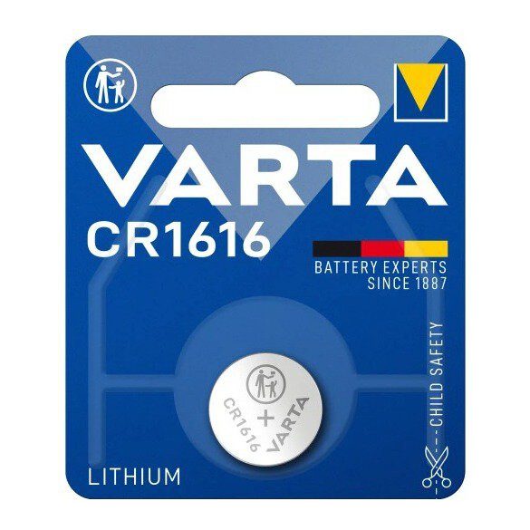 Varta CR1616 lithium gombelem 3V bl/1