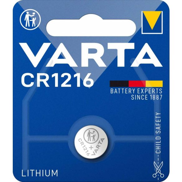 Varta CR1216 lithium gombelem 3V bl/1