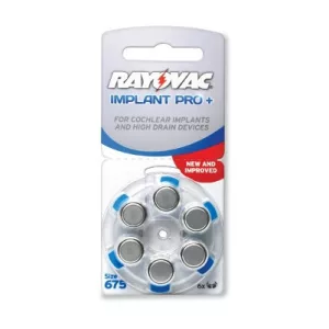 Rayovac Implant Pro+ hallókészülék elem 675 ( PR44)