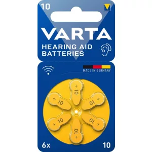 VARTA hallókészülék elem 10 (PR70) bl/6 1,45V