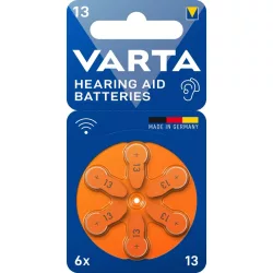 VARTA hallókészülék elem 13 (PR48) bl/6 1,45V