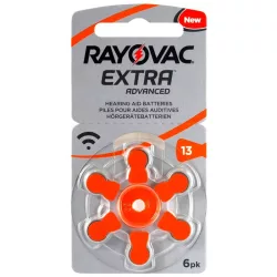   Varta Rayovac Extra hallókészülék elem 13 (PR48)bl/6 1,45V
