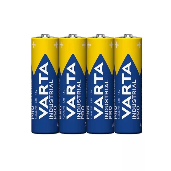 VARTA INDUSTRIAL PRO AA,LR6 alkáli elem (ceruza) fólia/4