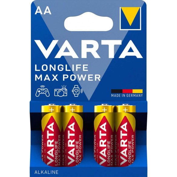 Varta Longlife Max Power AA ceruza elem (LR6) bl/4