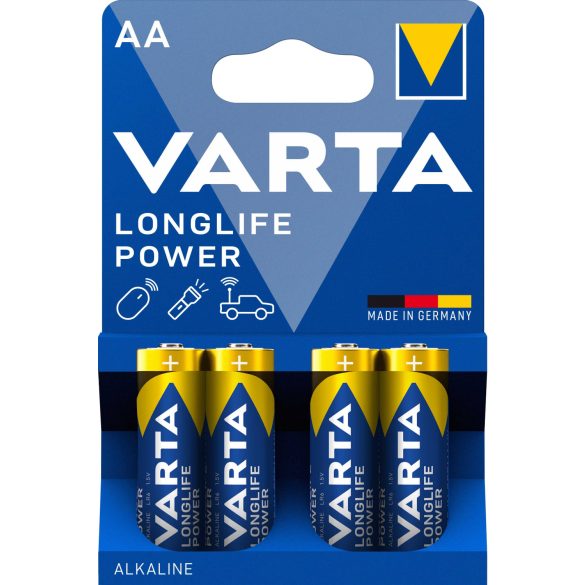 Varta Longlife Power (High Energy) AA ceruza elem (LR6) 4906 BL/4
