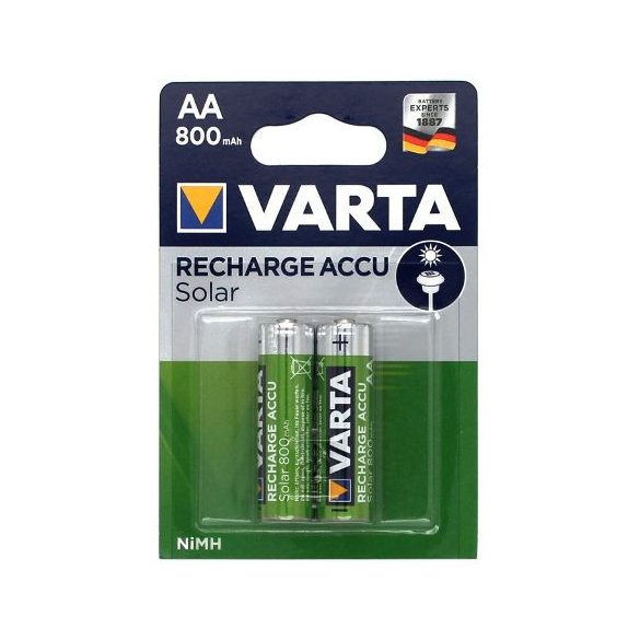 VARTA 800 mAh AA NI-Mh akku Solar (HR6) bl/2