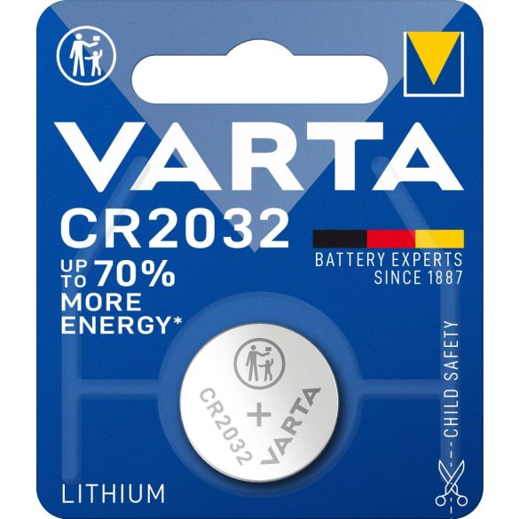Varta CR2032 lithium gombelem 3V bl/1 6032