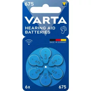 VARTA hallókészülék elem 675 (PR44) bl/6  1,45V