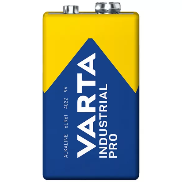 VARTA INDUSTRIAL PRO 9V (6LR61) alkáli elem 4022