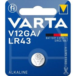 Varta V12GA,LR43 alkáli gombelem bl/1 (4278)
