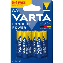 Varta Longlife Power (High Energy) AA ceruza elem (LR6) 4906 BL/5+1