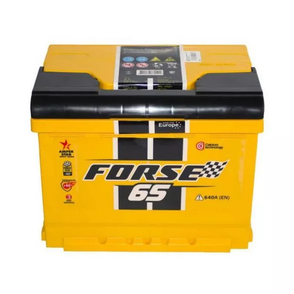 Forse Premium 65Ah 640A Jobb+ Akkumulátor (W65A-0)