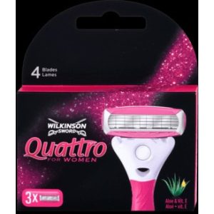 Wilkinson Quattro Bikini női borotva és bikini formázó készülékhez betét/3db