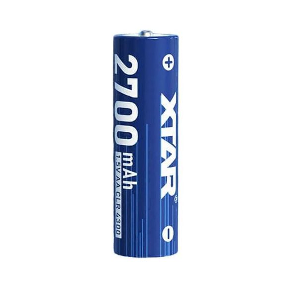 XTAR 14500 ( AA) 1.5V-os 2700 mAh lithium AKKU VÉDELEMMEL