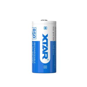 XTAR 16340 (R-CR123) 3,7V 850 mAh Li-ion akku védelemmel
