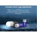 XTAR 16340 (R-CR123) 3,7V 900 mAh Li-ion akku védelemmel USB-C