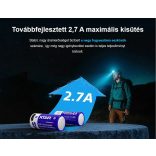 XTAR 16340 (R-CR123) 3,7V 900 mAh Li-ion akku védelemmel USB-C