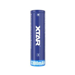 XTAR 18650 3,7V-os Li-ion akku védelemmel, 3300 mAh 10A