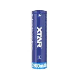 XTAR 18650 3,7V-os Li-ion akku védelemmel, 3300 mAh 10A