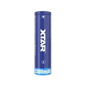 XTAR 18650 3,7V-os Li-ion akku védelemmel, 3300 mAh 10A