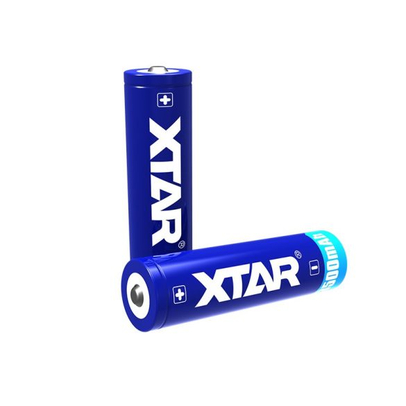 XTAR 18650 3,7V-os Li-ion akku védelemmel, 3500 mAh