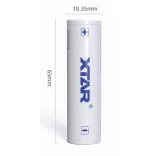 XTAR 18650 3,7V-os Li-ion akku 3500 mAh 10A RAW