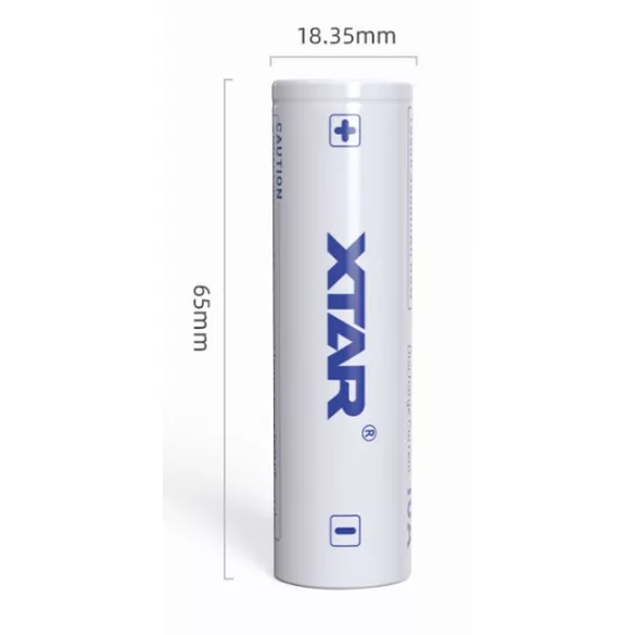 XTAR 18650 3,7V-os Li-ion akku 3500 mAh 10A RAW
