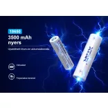 XTAR 18650 3,7V-os Li-ion akku 3500 mAh 10A RAW