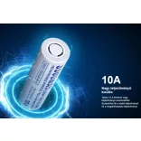 XTAR 18650 3,7V-os Li-ion akku 3500 mAh 10A RAW