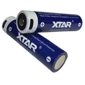 XTAR 18650 3,7V-os Li-ion akku védelemmel, 3500 mAh USB-C