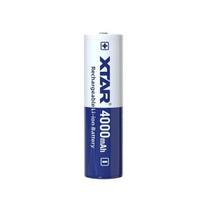 XTAR 18650 3,7V-os Li-ion akku védelemmel, 4000 mAh, 3,6V 10A + ajándék tokkal