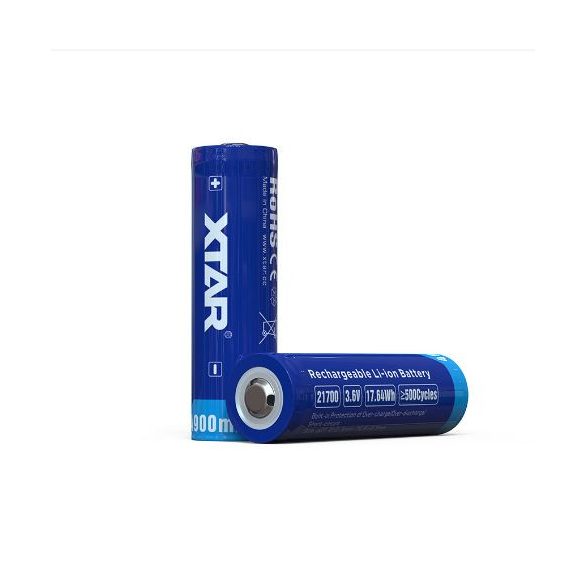 XTAR 21700 Li-ion akku védelemmel,4900mAh 10A