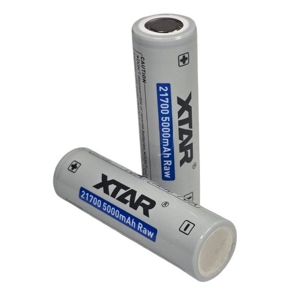XTAR 21700 5000 RAW 3,6V Li-ion akku,5000mAh 70A (folyamatos 15A)