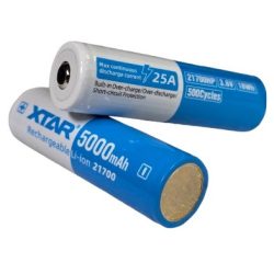XTAR 21700 5000, 3,6V 25A  Li-ion akku védelemmel,5000mAh