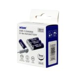 XTAR 14500 ( AA) 1.5V-OS 2450 mAh Li-ion akku védelemmel USB-C+TOK