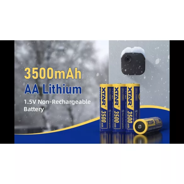 Xtar AA 1,5V-os litium elem 3500mAh