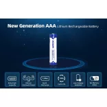 XTAR 10440 AAA 1.5V-OS 1000 mAh (1620 mWh) LITHIUM AKKU VÉDELEMMEL