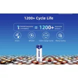 XTAR 10440 AAA 1.5V-OS 1000 mAh (1620 mWh) LITHIUM AKKU VÉDELEMMEL