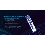 XTAR 10440 AAA 1.5V-OS 750 mAh (1200 mWh) LITHIUM AKKU,VÉDELEMMEL