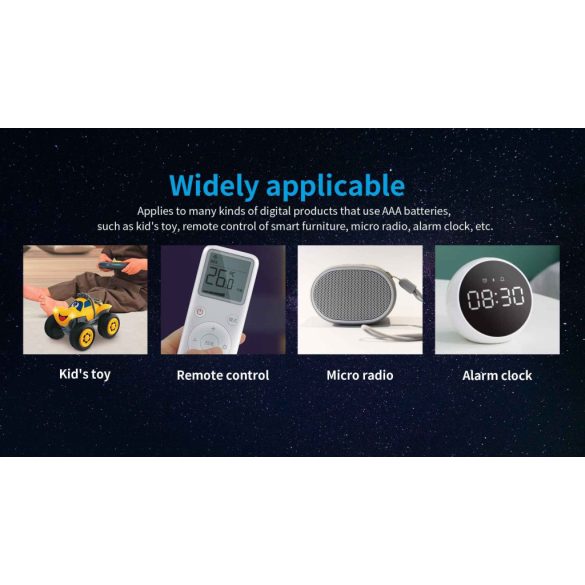 XTAR 10440 AAA 1.5V-OS 750 mAh (1200 mWh) LITHIUM AKKU,VÉDELEMMEL