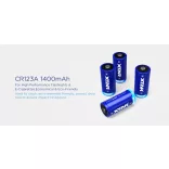 Xtar CR123A  1400mAh KT 3V-os litium elem