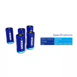 Xtar CR123A  1400mAh KT 3V-os litium elem