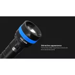 XTAR D06 1600 KT búvárlámpa,100m vízálló,1600lm mágneses pótméter